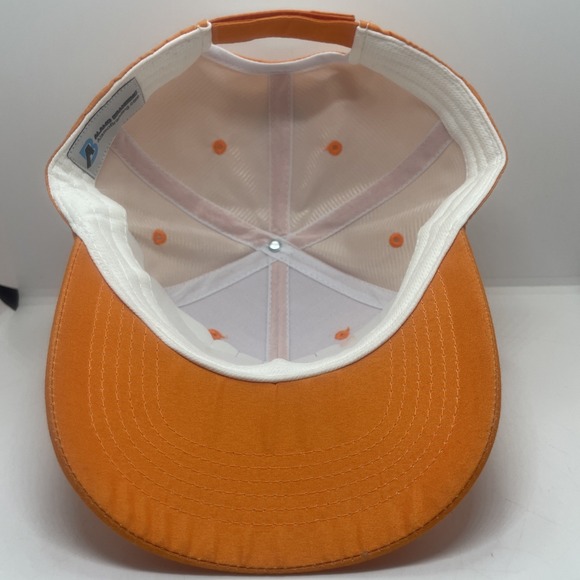 Cadillac Strap Back Cap Hat ORANGE ADJUSTABLE - Picture 5 of 7